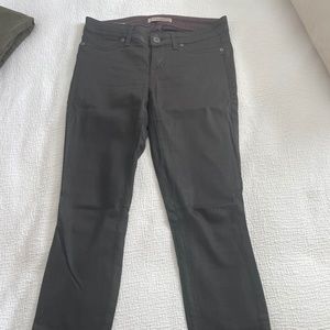 Rich & Skinny chocolate brown coated jeans size 26